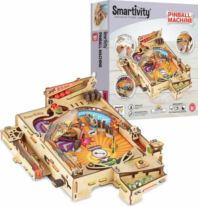 Smartivity Pinball Machine Building Kit – Turner Toys