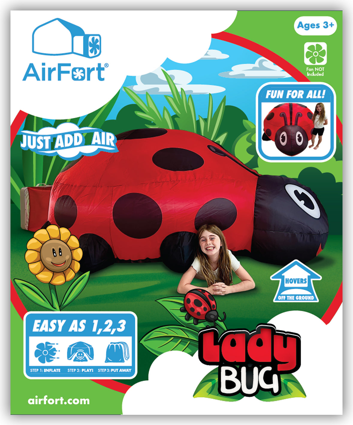 The Original AirFort - Ladybug
