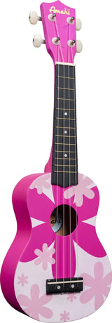 Amahi Soprano Ukulele, Pink Flower