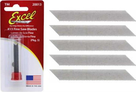 Excel #13 Fine Saw Replacement Blades (5)