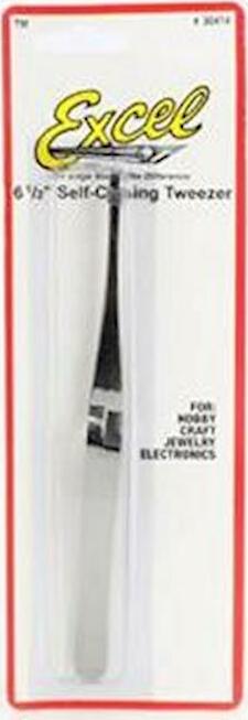 Excel SS Tweezer,6-1/2" Self Close