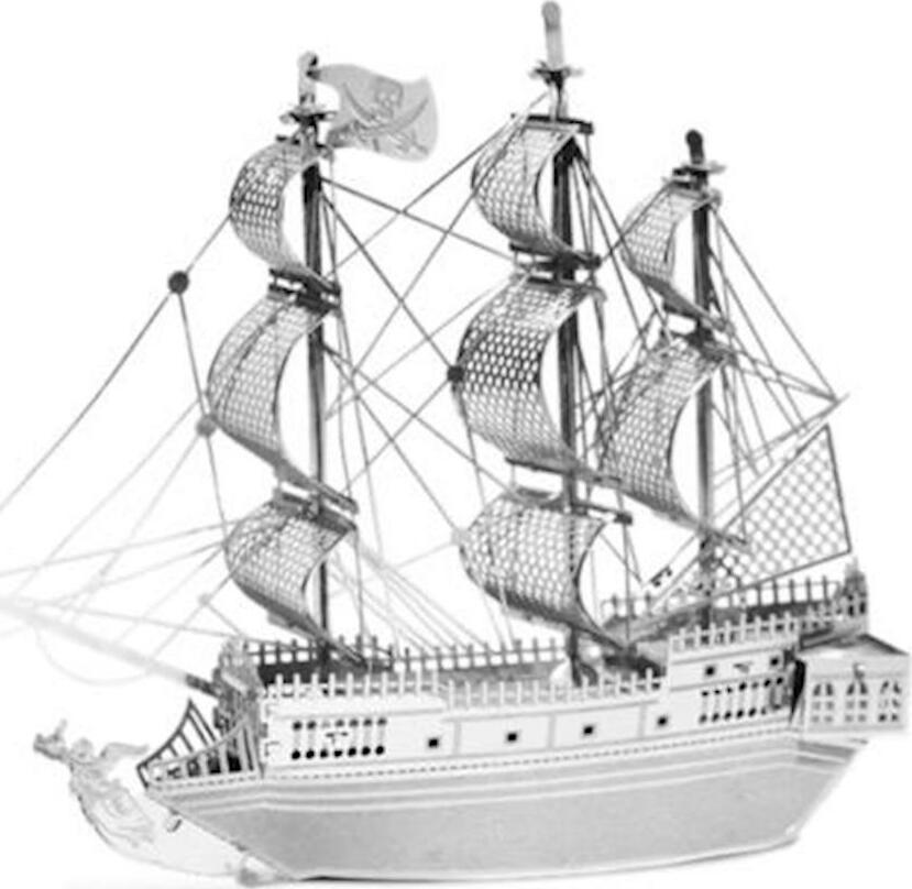 Fascinations Metal Earth 3D Laser Cut Model Kits (Black Pearl Ship)