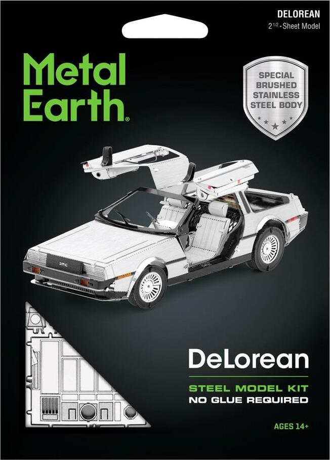 Fascinations Metal Earth Delorean 3D Metal Model Kit