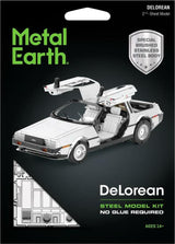 Fascinations Metal Earth Delorean 3D Metal Model Kit