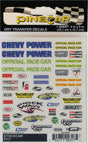 PineCar NASCAR Dry Transfer Decal Set