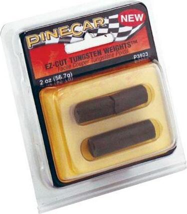 PineCar EZ-Cut Tungsten Weights, 2 oz.