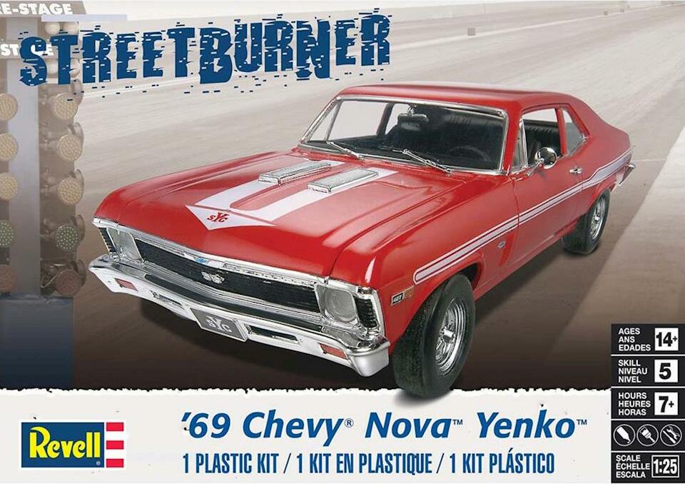 Revell 1969 Chevy Yenko Nova Plastic Model Kit – Turner Toys