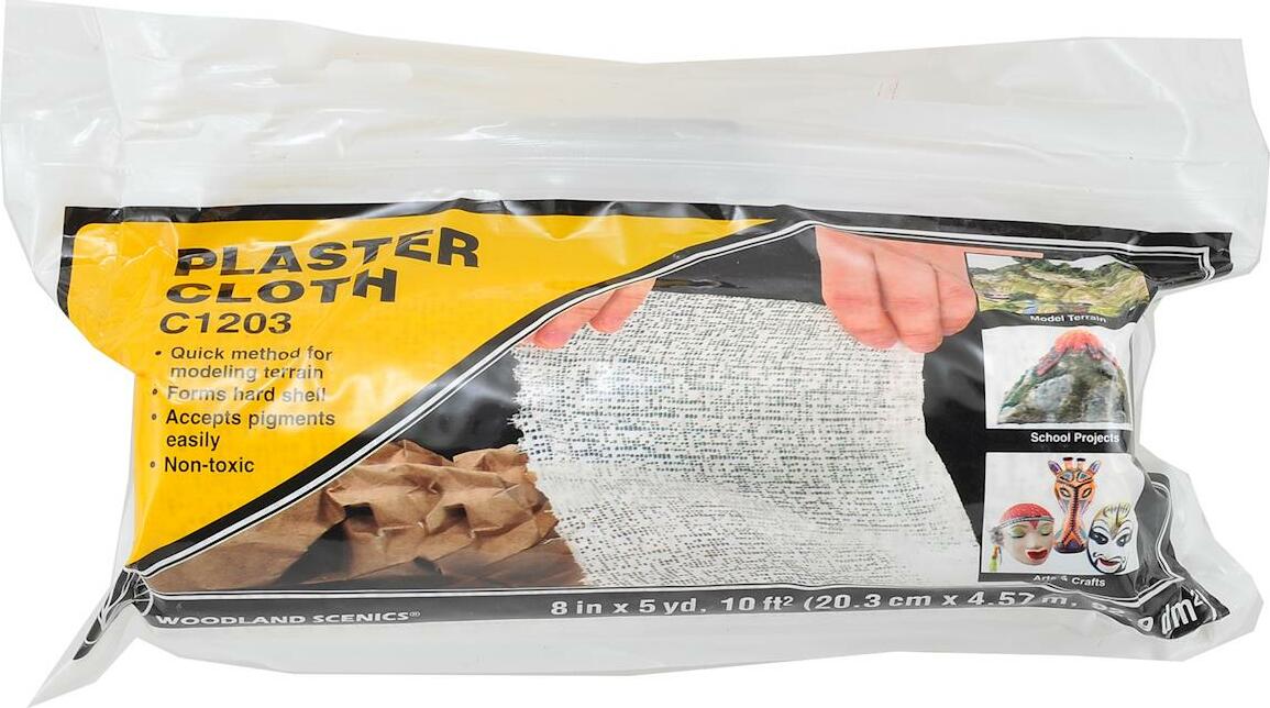 Woodland Scenics 8" Plaster Cloth Roll (15')