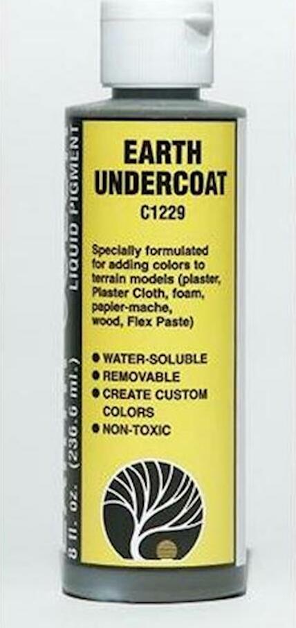Woodland Scenics Earth Color Undercoat, Earth/8oz