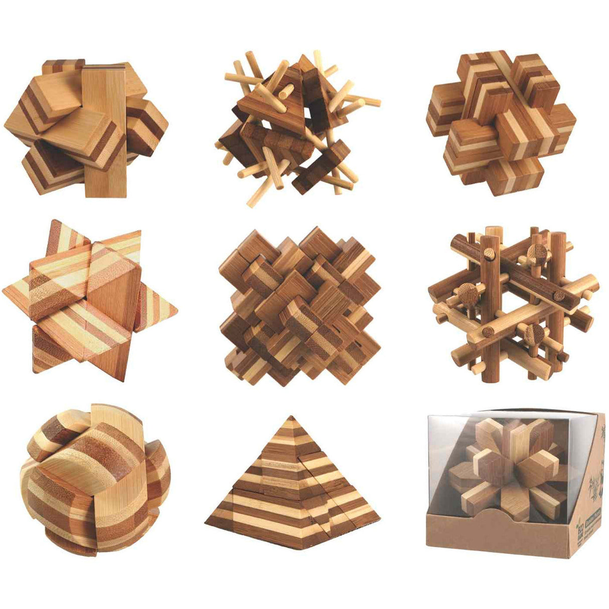 Bamboo Brainteaser Puzzles