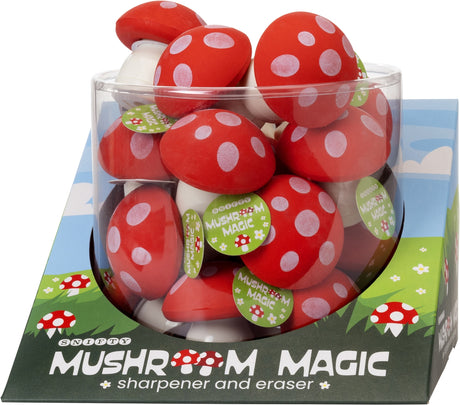 Mushroom Magic Sharpener & Eraser