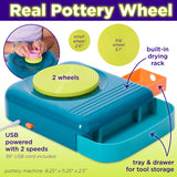 Neon Glow Pottery Studio