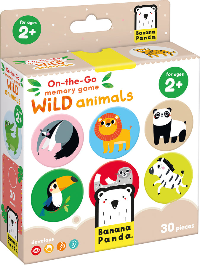 On-the-Go Memory Game Wild Animals