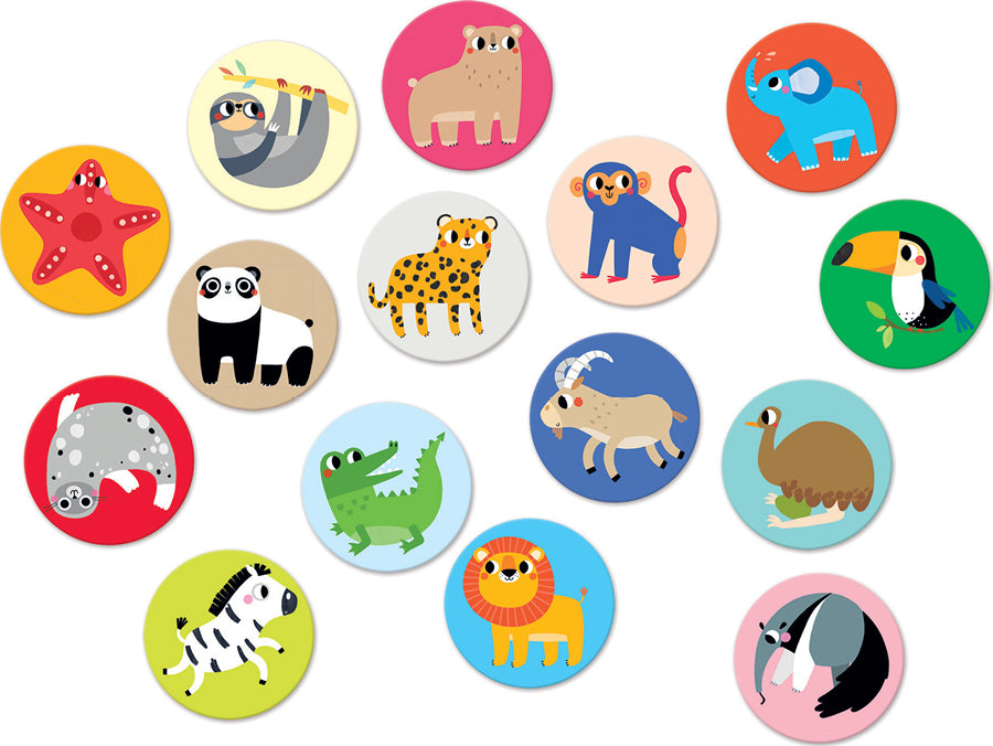 On-the-Go Memory Game Wild Animals