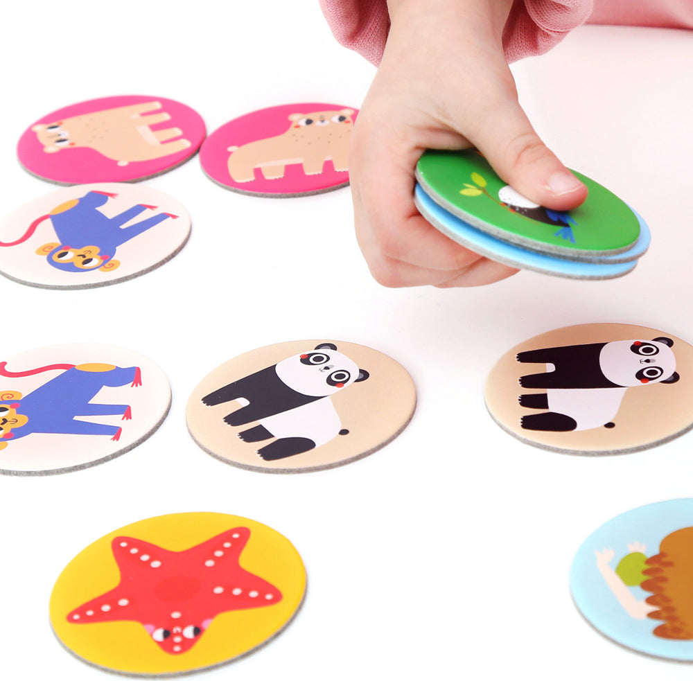 On-the-Go Memory Game Wild Animals