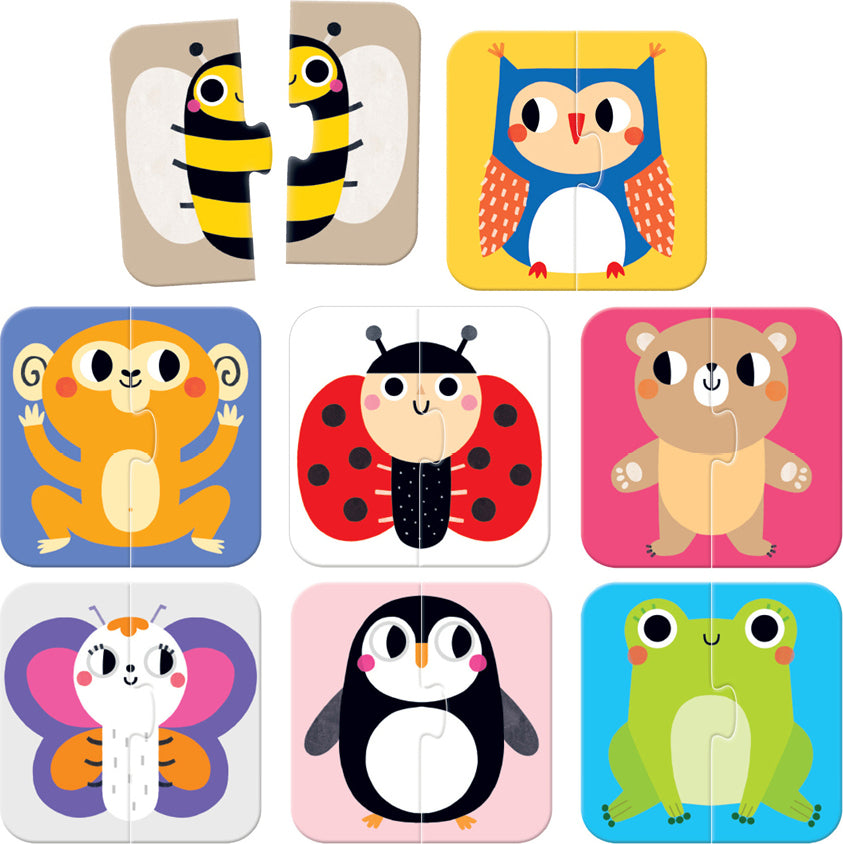 On-the-Go Puzzle Halves Animals