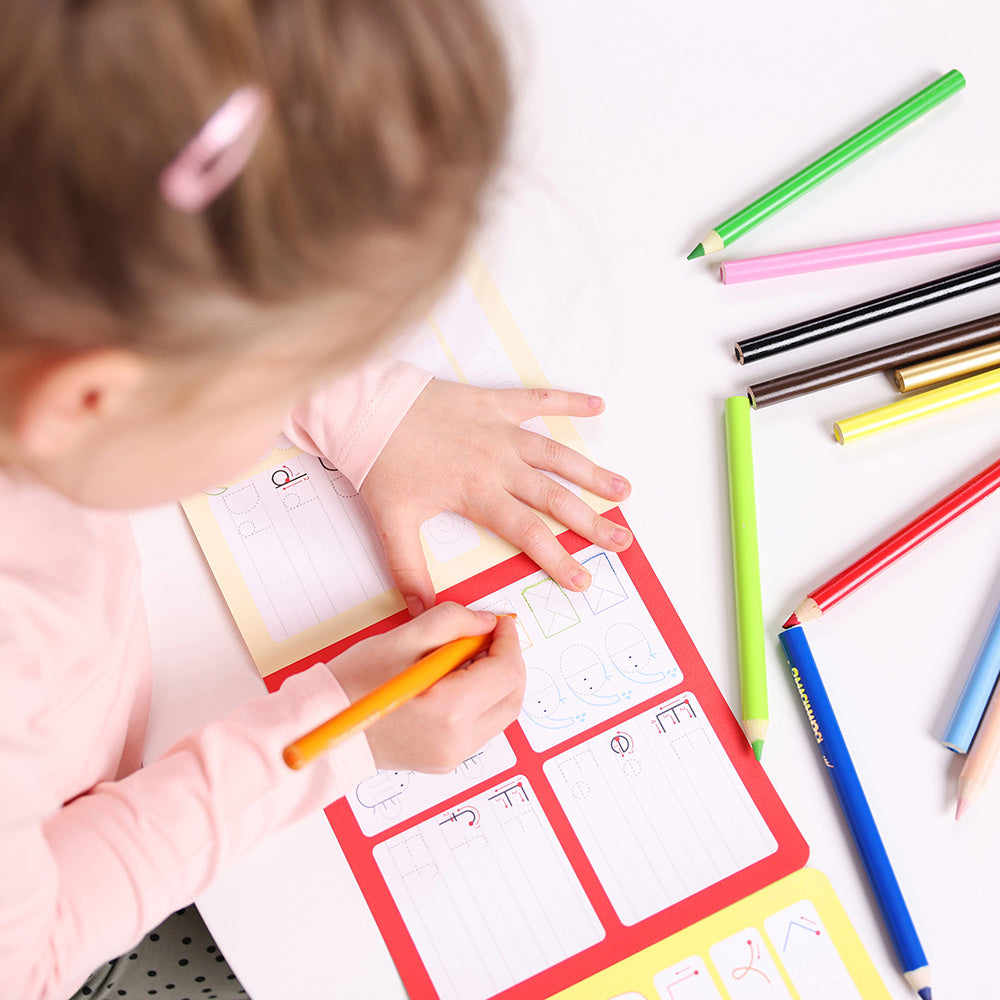 Looong Coloring Books - Ready to Write Letters