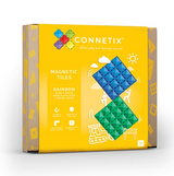 Connetix Rainbow Blue and Green Base Plate 2 pc