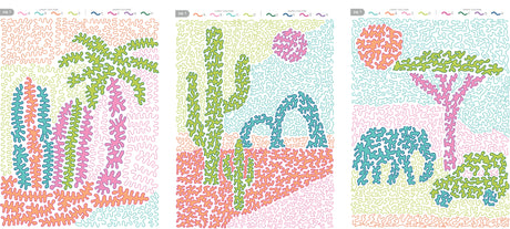 Lifelines FlowArt: Trace-By-Letter, Pack Your Bags