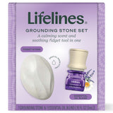 Lifelines Grounding Stone & Oil Set - Lavender & Chamomile
