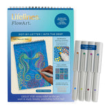 Lifelines Flowart Dot By Letter Into the Deep Metallic