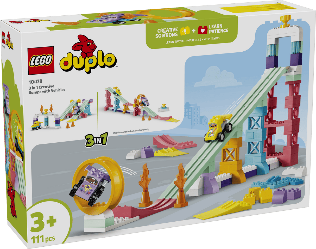 LEGO Duplo 10478 3 in 1 Creative Ramps with Vehicles