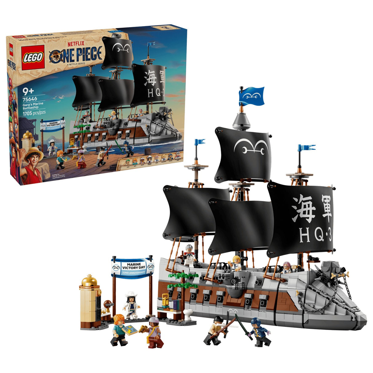 LEGO One Piece 75646 Garps Marine Battleship