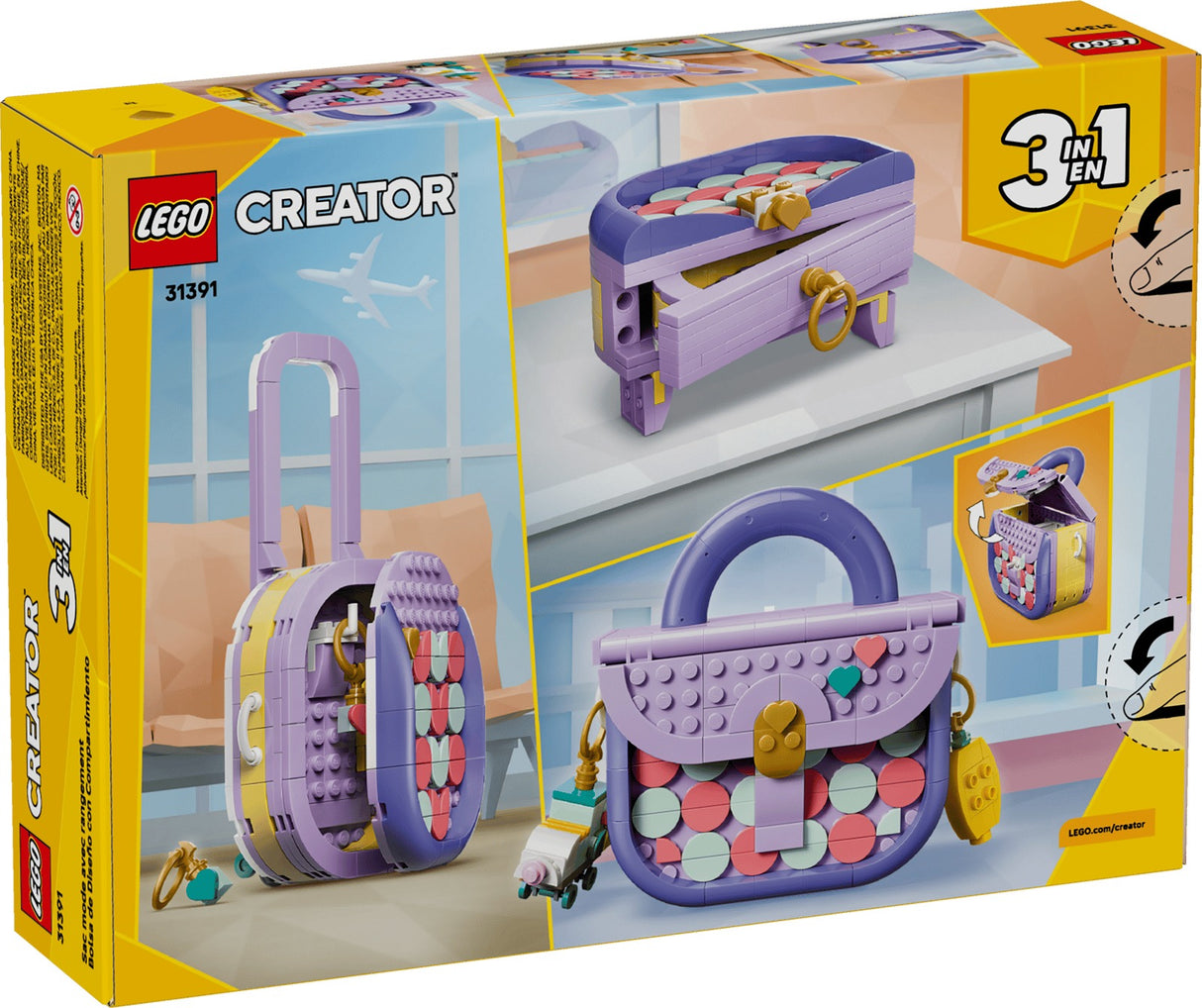 LEGO Creator 31391 Art Fashion Bag with Storage