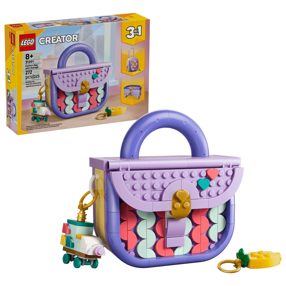 LEGO Creator 31391 Art Fashion Bag with Storage
