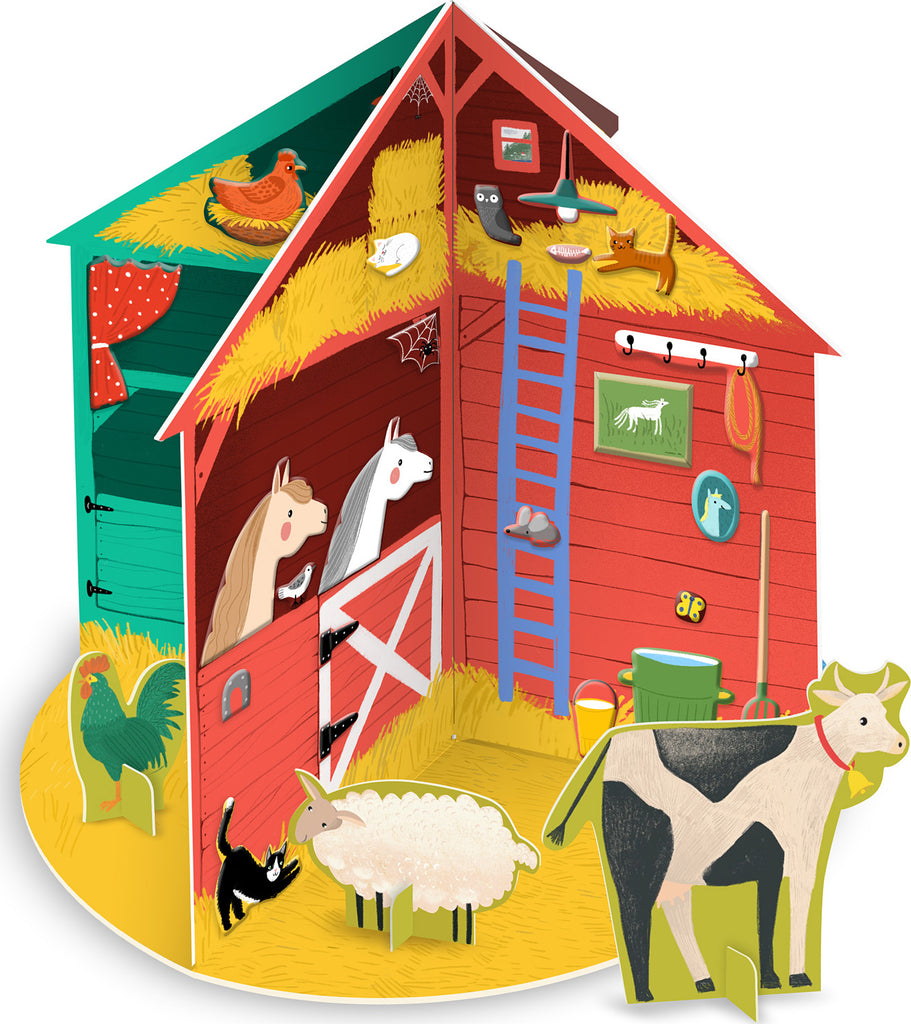 Puffy Sticker 3D Playhouse -Around the Farm