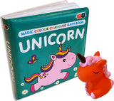 Magic Color Changing Bath Book and Toy – Unicorn