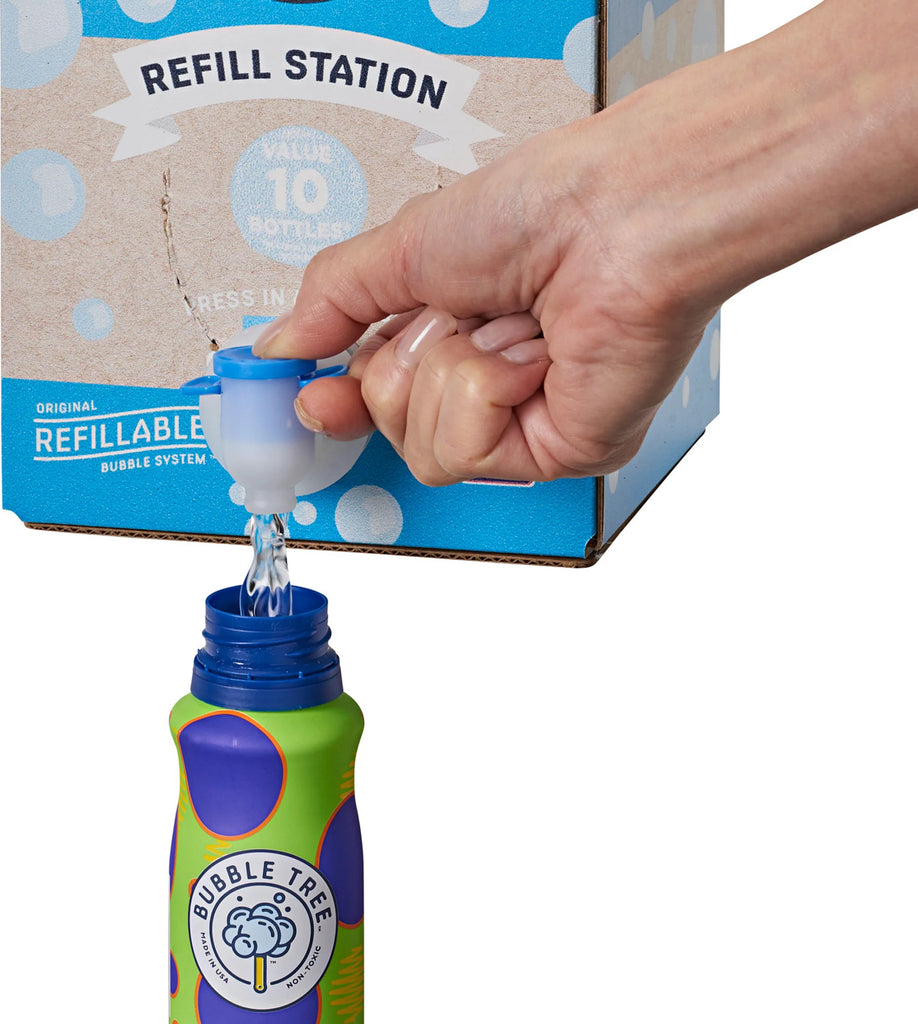 1 Liter 2 Bottle Refillable Bubble System