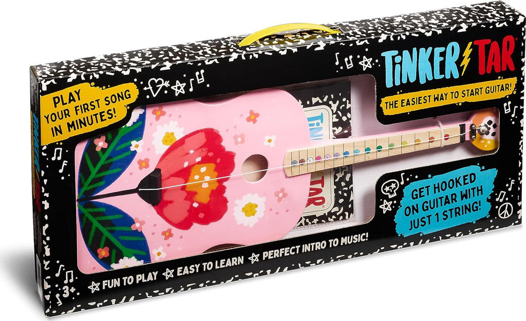 Tinker Tar - (Pink Floral Acoustic Guitar)