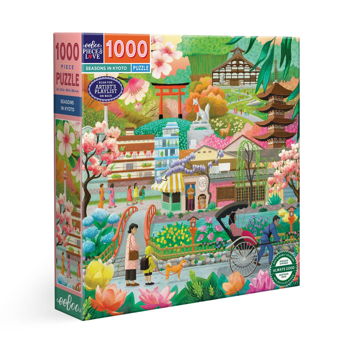 Seasons in Kyoto 1000 Piece Puzzle