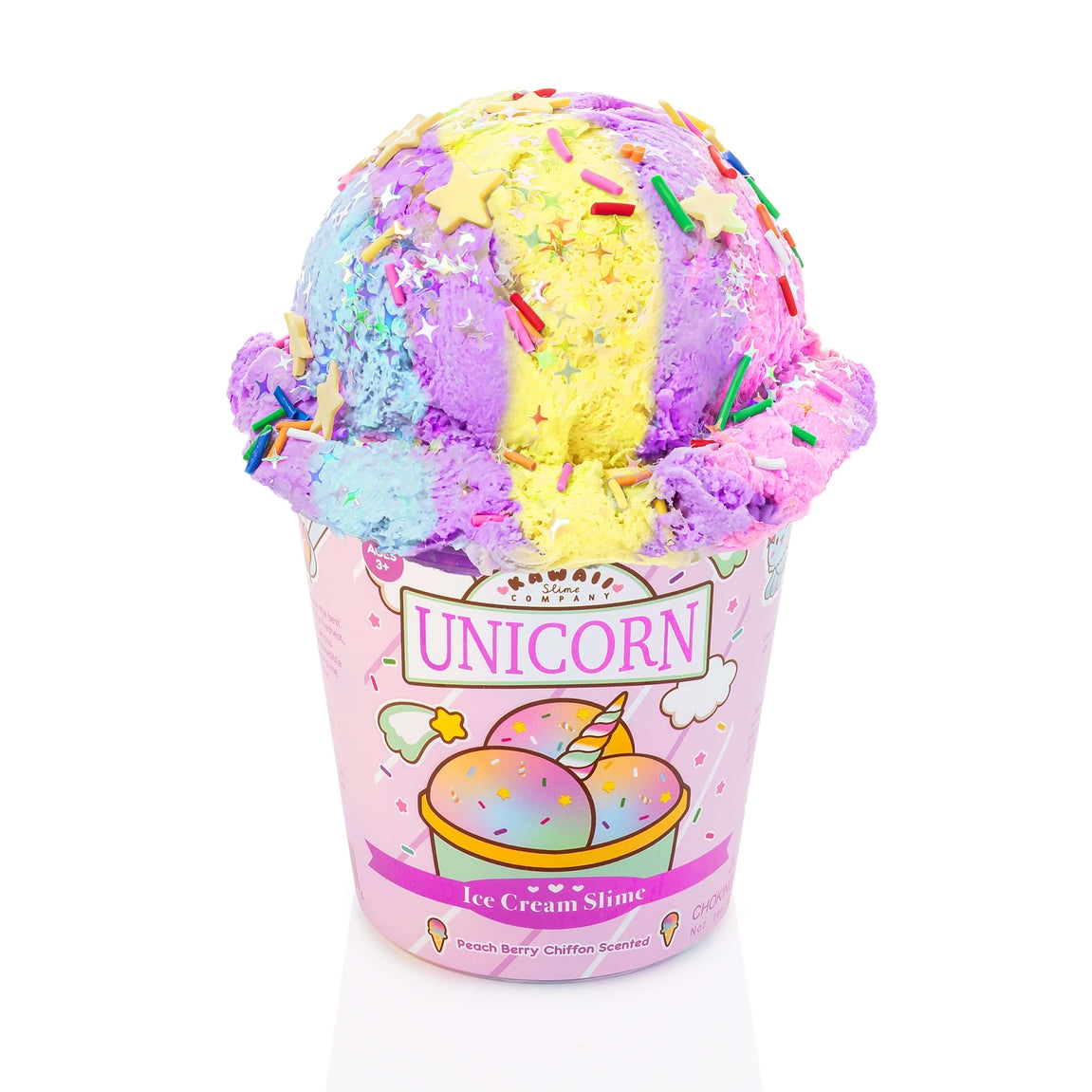 Unicorn Scented Ice Cream Pint Kawaii Slime