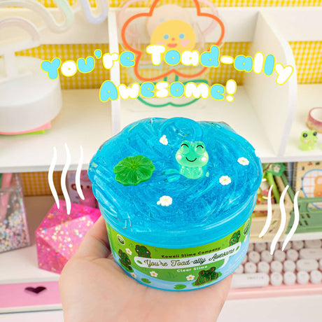 You're Toad-ally Awesome Clear Kawaii Slime