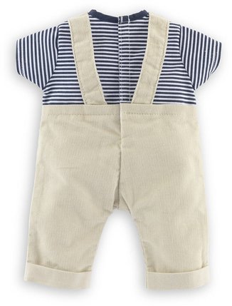 Corolle T-Shirt & Ecru Overalls Loire Riverside for 12" Doll