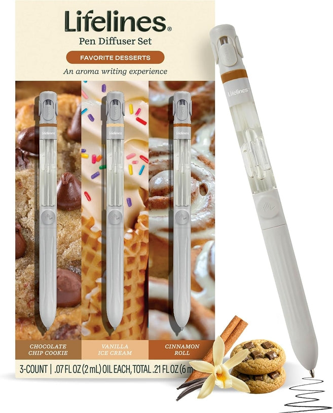 Lifelines Yummy Pens Gift Set - Favorite Desserts