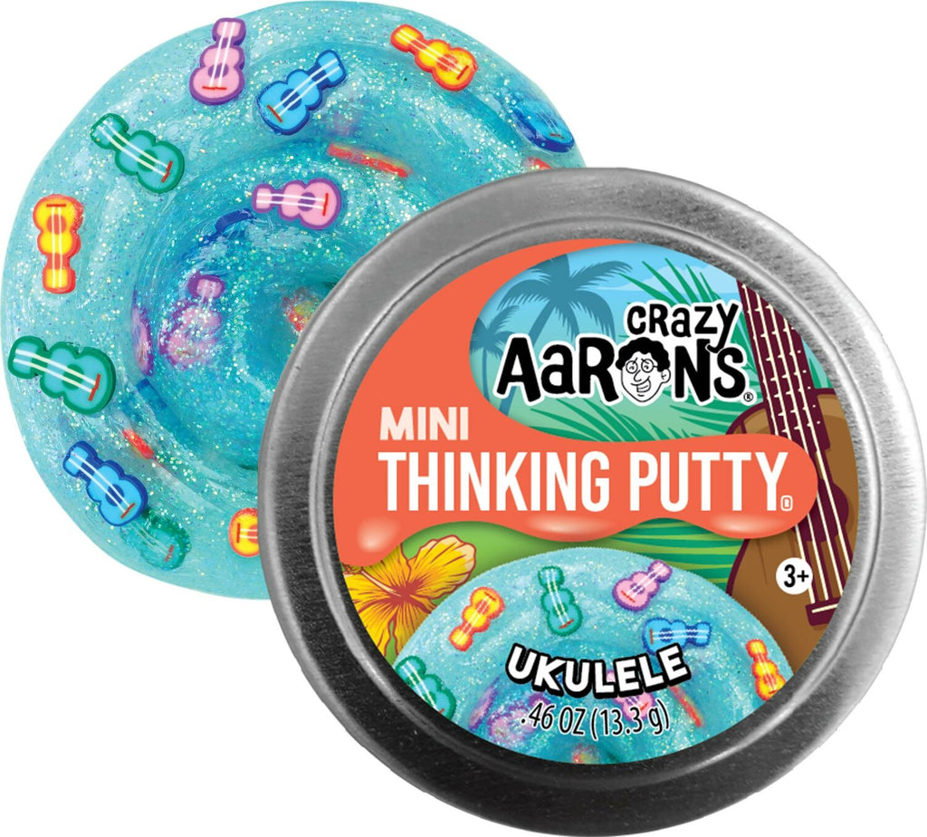 Ukulele Thinking Putty 2" Tin