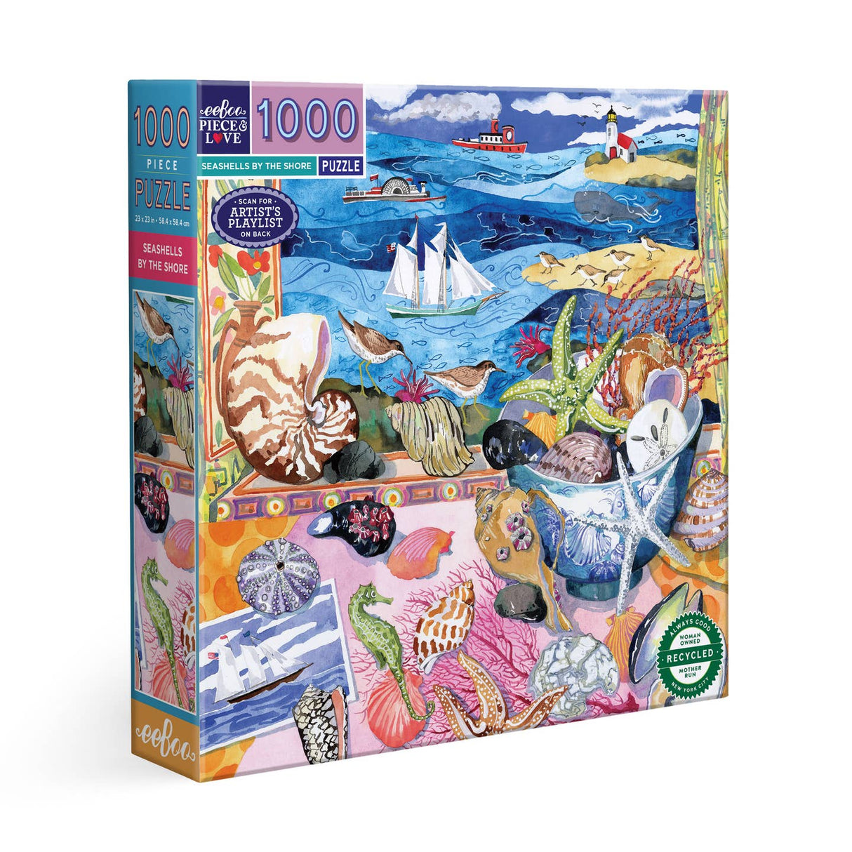 Seashells By the Shore 1000 Piece Puzzle