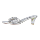 Souza Mariona High Heel Slipper, Silver Size 10/11