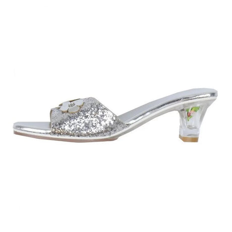 Souza Mariona High Heel Slipper, Silver Size 10/11