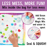 Sensory Squish Bag Butterfly Garden