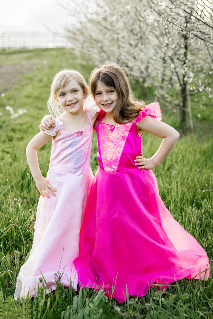 Hot Pink Party Princess Dress (Size 5-6)