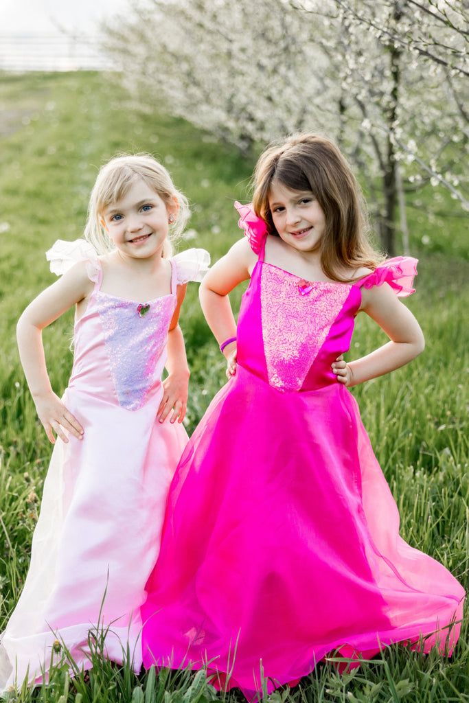 Hot Pink Party Princess Dress (Size 5-6)