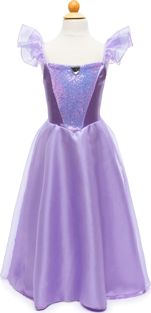 Party Princess Dress, Lilac (Size 3-4)