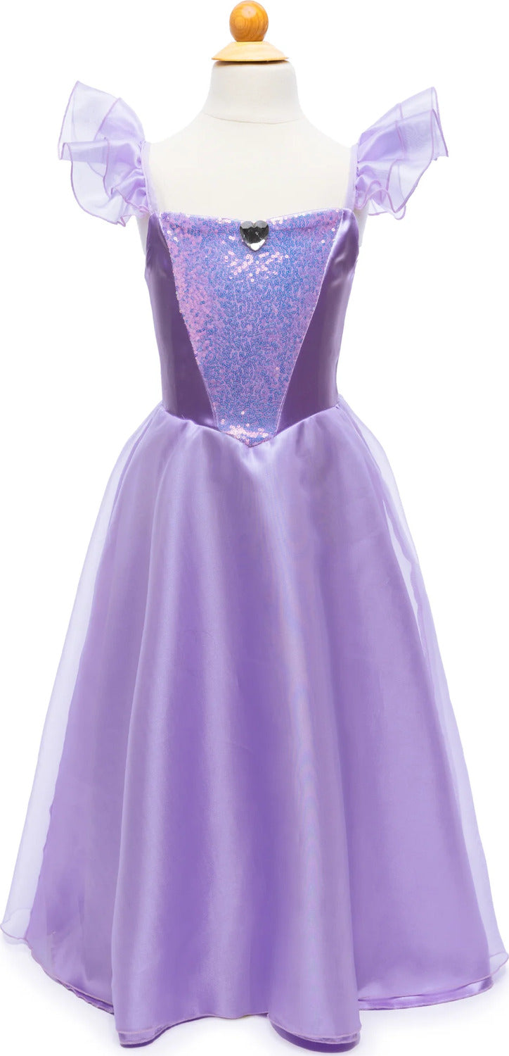 Party Princess Dress, Lilac (Size 5-6)