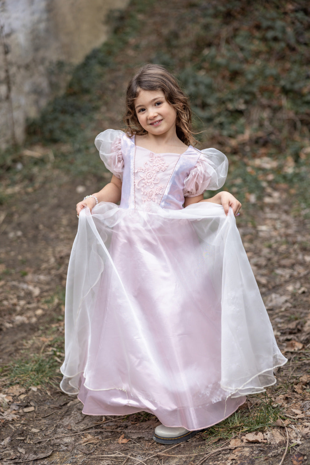 Platinum Princess Gown (size 5-6)