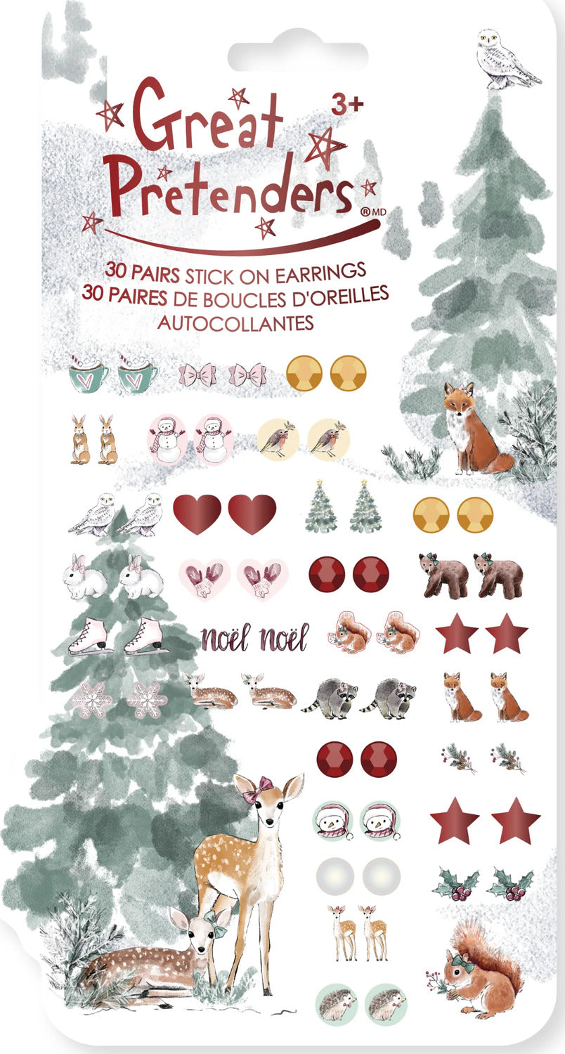 Holiday Sticker EARRINGS-30 Pairs