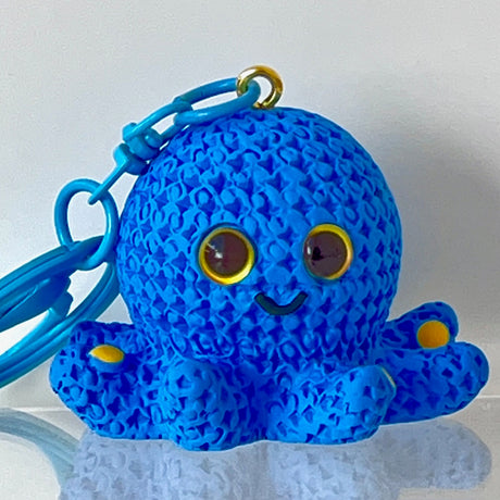 BC Mini Knitted Octopus Key Charm